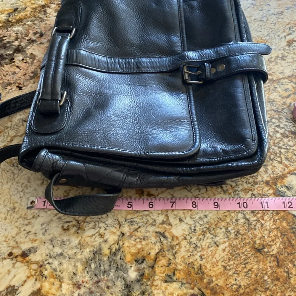 LEATHER CLAVA AMERICAN Satchel Bag